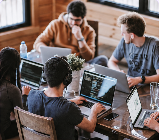 Students building real-world cloud applications