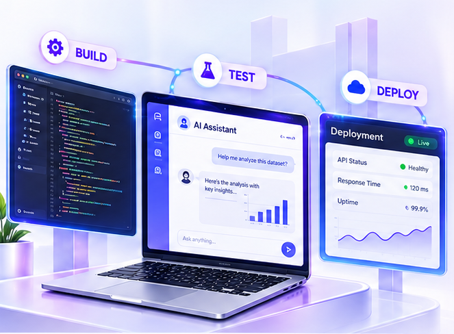 AI engineering workspace and application development tools